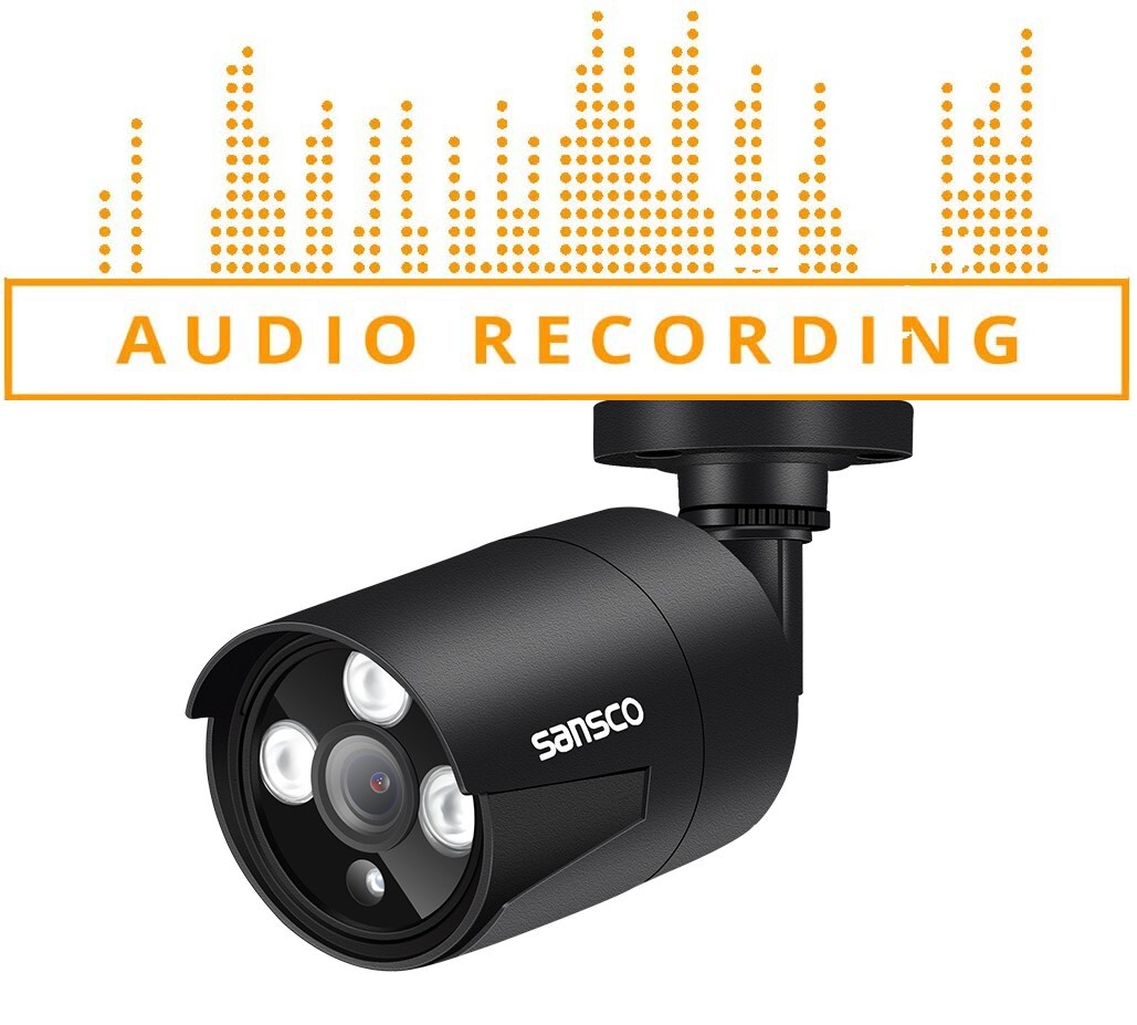 Sansco 4MP Lite 4CH DVR CCTV Security System 1080P Outdoor Camera Night Vision