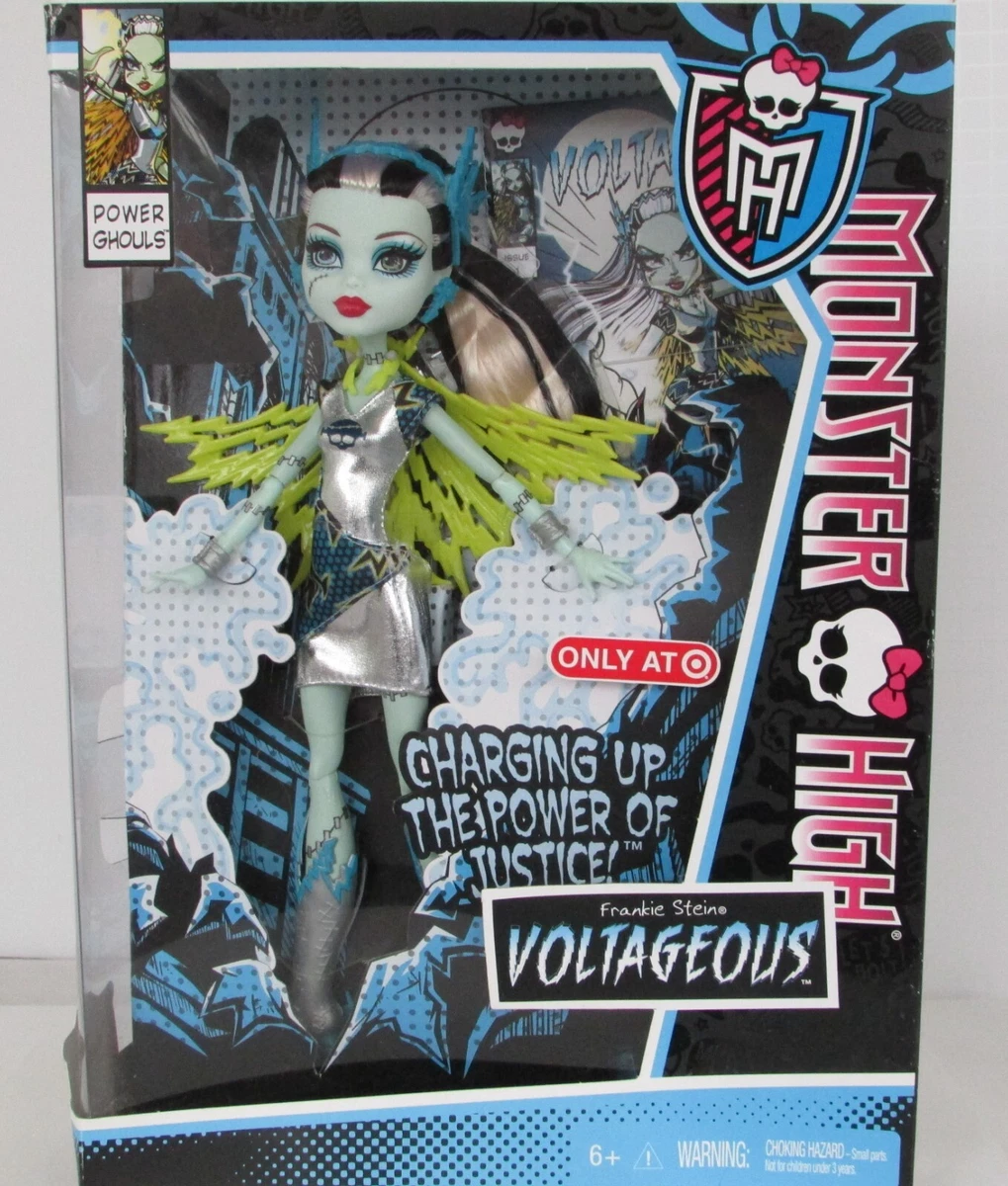 Monster High Voltageous Frankie Stein NIB Actual Doll 2013 Target Exclusive
