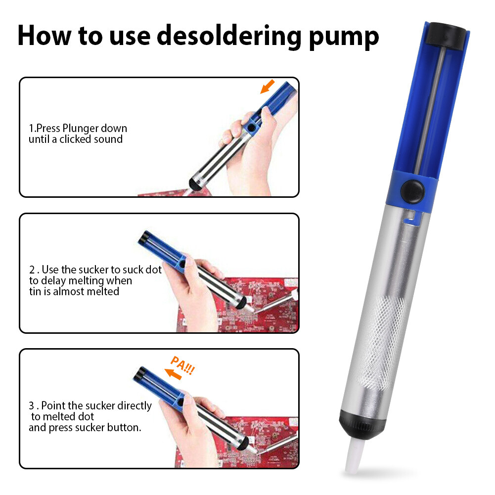 Auto Electric Soldering Iron Gun Kit 110V 60W Welding Tool With Solder