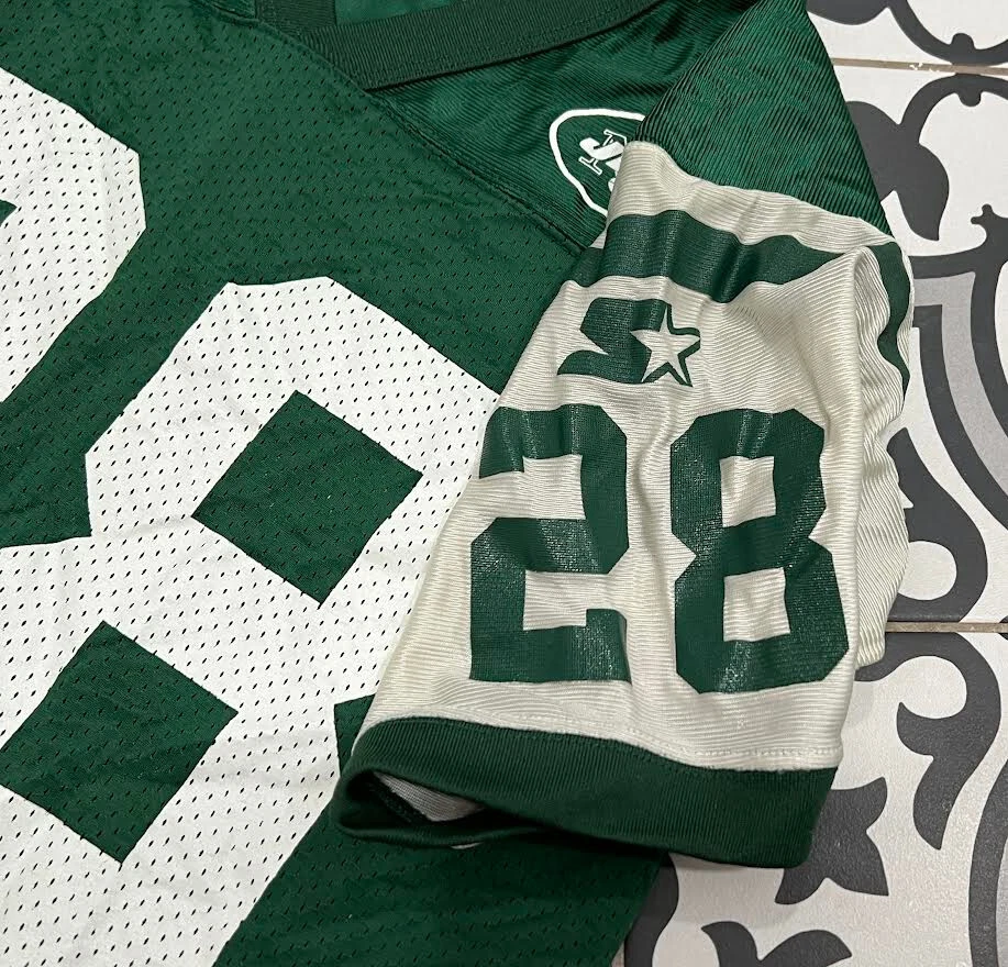 Camiseta de fútbol americano para niños Curtis Martin #28 New York Jets Starter NFL niños pequeña Foto 4 de 4
