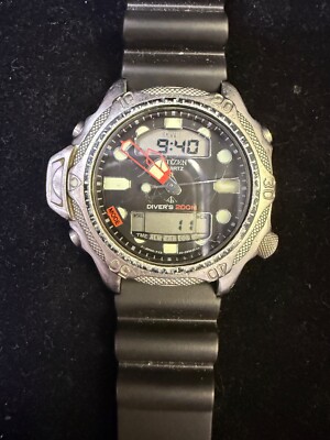 🌊 CITIZEN Promaster Aqualand Diver's Watch C500 – Depth Meter