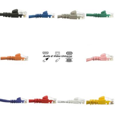 Cat6 UTP Snagless/Molded Boot Ethernet Cables-[0.5ft(0.15m)-20ft(6.10m)]-AVU