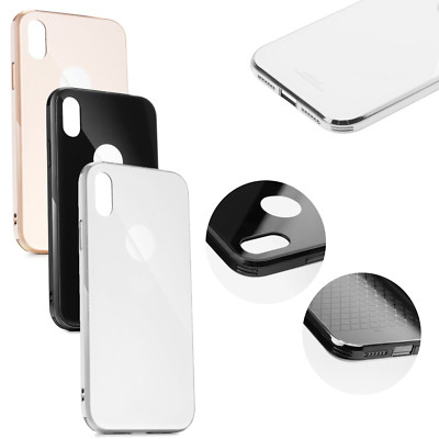 Premium GLAS Case Handy Tasche Etui Cover Schutz Hülle Schale Huawei Honor 8S