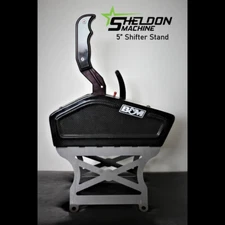 Sheldon Machine 5 in. Tall Tunnel Mount Shifter Stand  | B&M, Hurst, TCI, etc.