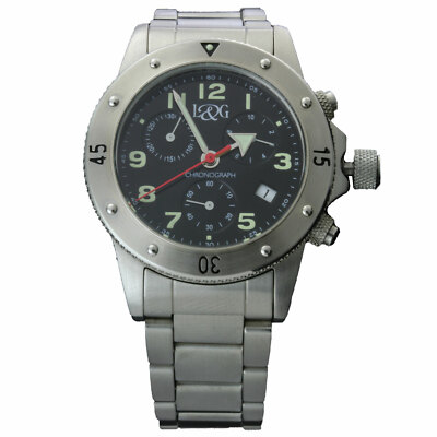 Lindberg & Goldmann Berlin Chronograph Herrenuhr mit Datum. 149,00   NEU