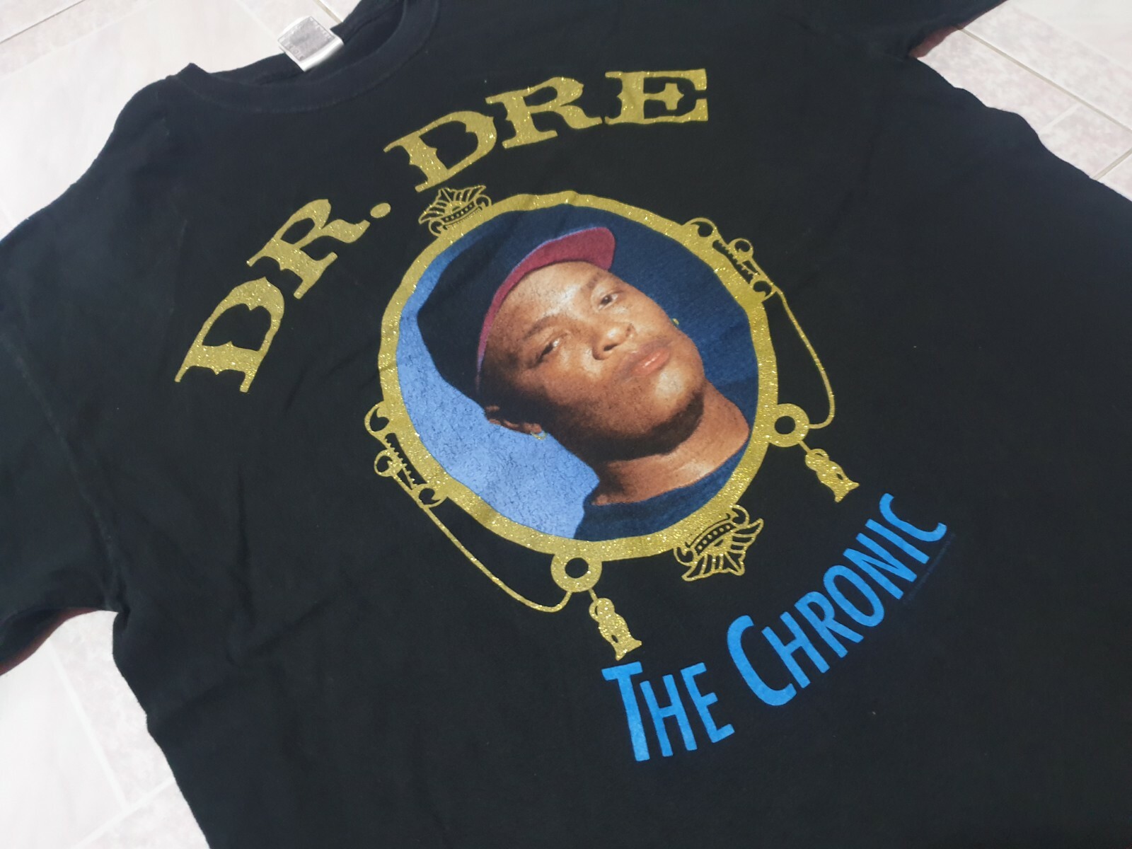 FILA T shirt Dr. Dre The Chronic Death Row Records 2005 taglia XL maglietta rap hip hop XL