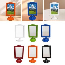 Double Sided Standing Picture Frame Simple Photo Frame for Party Living Room