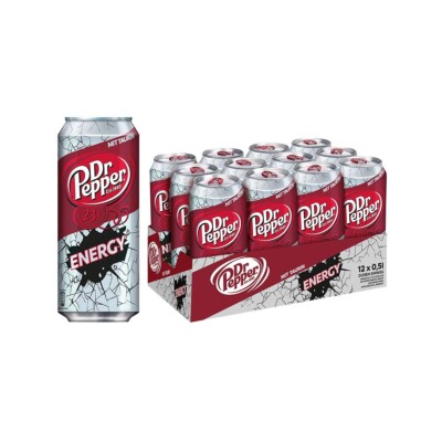 Dr. Pepper Energy Drink 12x0,5l Dose incl. 3 EUR Pfand