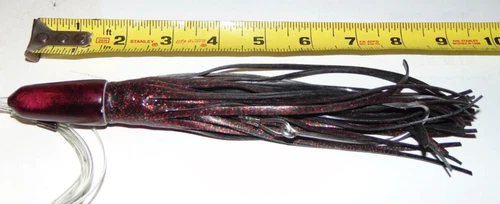 Vintage 9" Bullet Marlin Big Game Trolling Fishing Lure Tuna Mahi Dorado Wahoo
