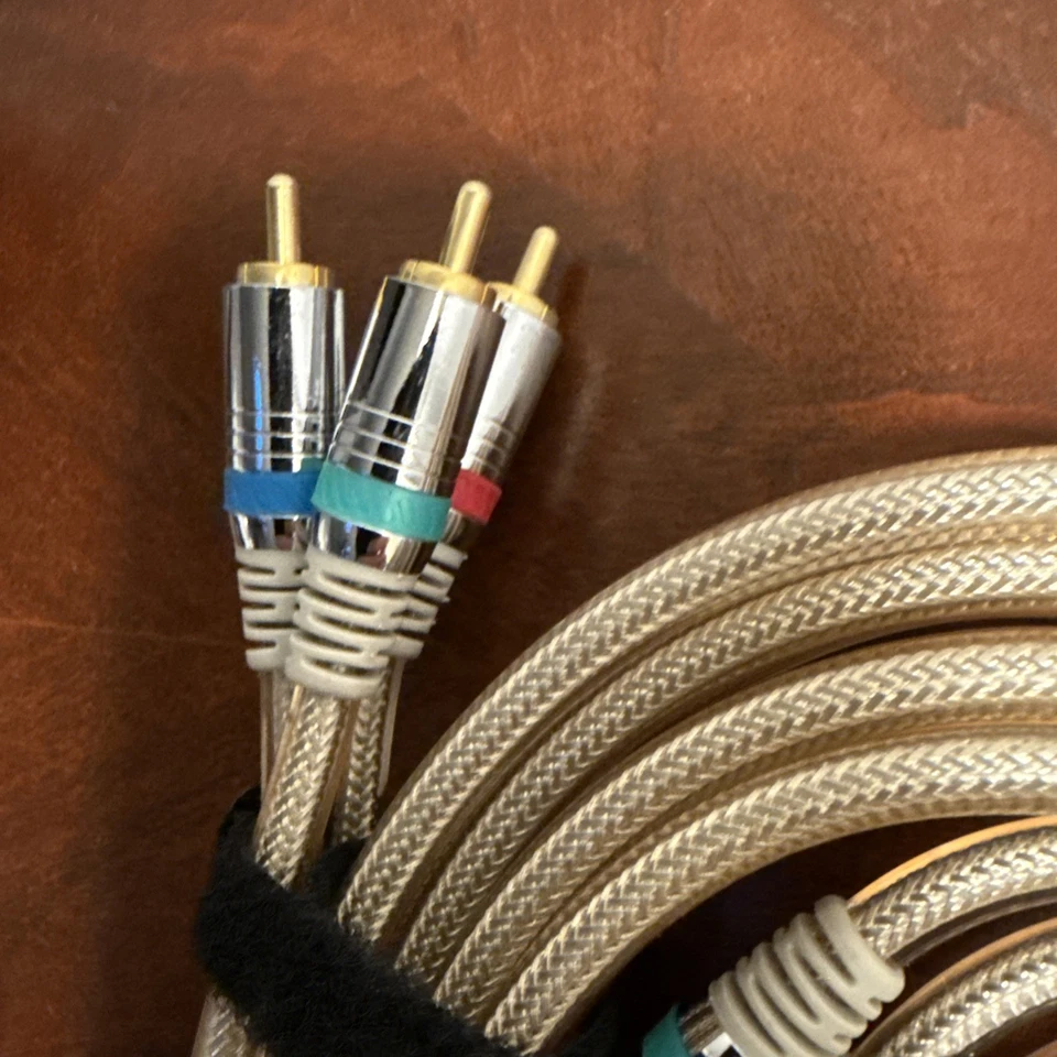 Philips 24K Oro Punta RCA Audio Video A/V Cable Interconectado VCR DVD TV 6' Foto 3 de 3