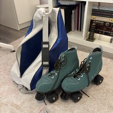 11.5-12 43 Roller Skates Women's Teal Vintage Style Never Been Worn Great Shape