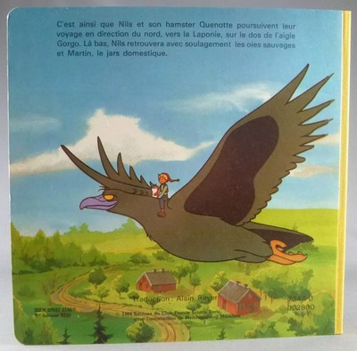 Cerf-volant Vintage Nils Holgersson – TF1 1984, Neuf Sous Blister, Collector France