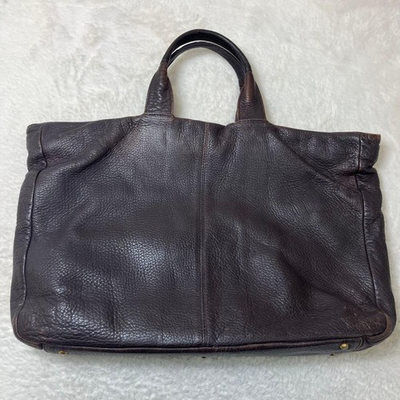 #ad Porter Yoshidaamp;Co Grained Leather Briefcase Top Handle Bag Brown Made in Japan $92.21