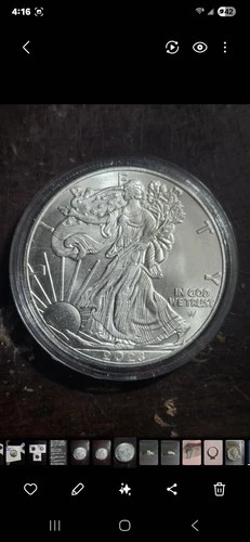 2023 Walking Liberty 1oz .999 Fine Silver One Dollar Imitation Coin