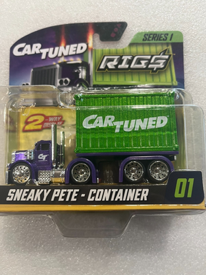 new Car Tuned Rigs Container Series 1 lot of 4 = different colors