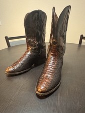 Dan Post Manning Python Cowboy Boots Size Men...