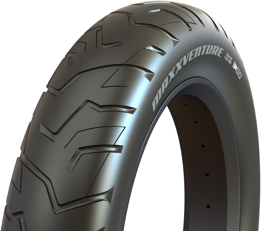 Pack of 2 Maxxis MaxxVenture Tire - 20 x 4.00, Clincher, Wire, Black, Ebike,
