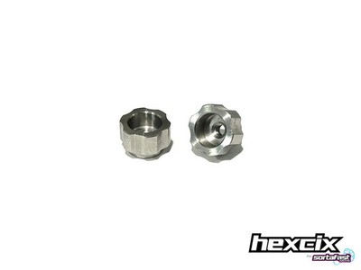SF-SNUT440-2  Sortafast Hexcix Titanium Setup Nuts (4-40) 2pc