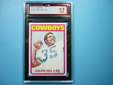 1972 TOPPS NFL FOOTBALL CARD #224 CALVIN HILL KSA 9.5 NGM SHARP+ '72 TOPPS