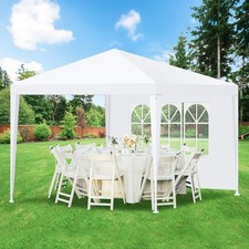 10x10 Party Tent Waterproof Outdoor Canopy Carpa Gazebo with Removable Sidewall