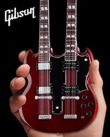 Gibson Sg EDS-1275 Doubleneck Cherry 10 Inch Miniature Guitar Replica [New Toy]