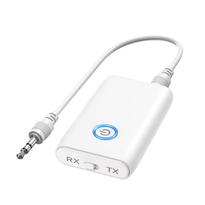 OQIMAX Bluetooth 5.3 Transmitter Empfänger, 2-in-1 weiß 
