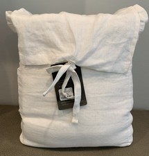 NWT Restoration Hardware Diamond Jacquard Linen/Cotton California King DUVET