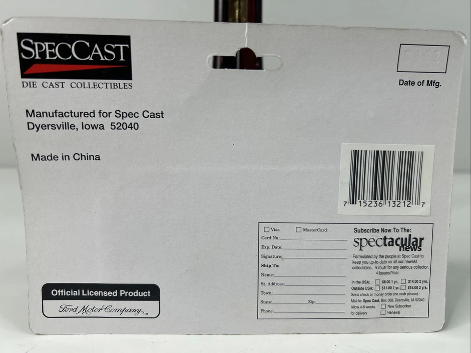 SpecCast Law Enforcment Wisconsin State Patrol 01 Crown Vic 1/64 - Image 3 of 3