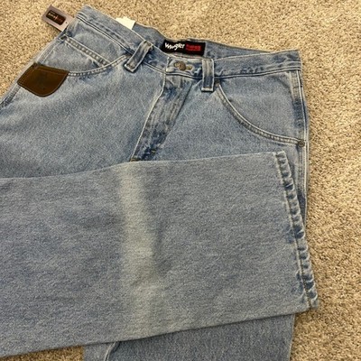 Wrangler Riggs Workwear Carpenter Jeans 33x30 Blue Relaxed Fit New with Tags NWT