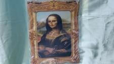 Mona Lisa Skeleton Portrait Multicolor Hallow...
