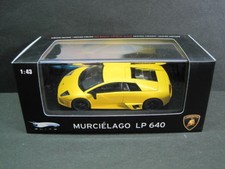 Hot Wheels Lamborghini Murcielago LP640 Yellow Metallic 1/43 Diecast Model Car