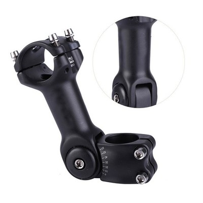 0-60° Adjustable Aluminum Alloy Bike Handlebar Stem Riser for XC MTB Road City B