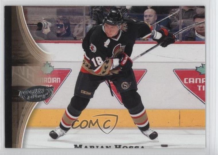 2005-06 Upper Deck Power Play Marian Hossa #61 HOF 0a4