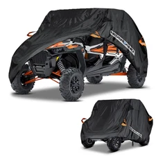 NEVERLAND 300D Waterproof Utility Vehicle Cover Storage With Reflective striping