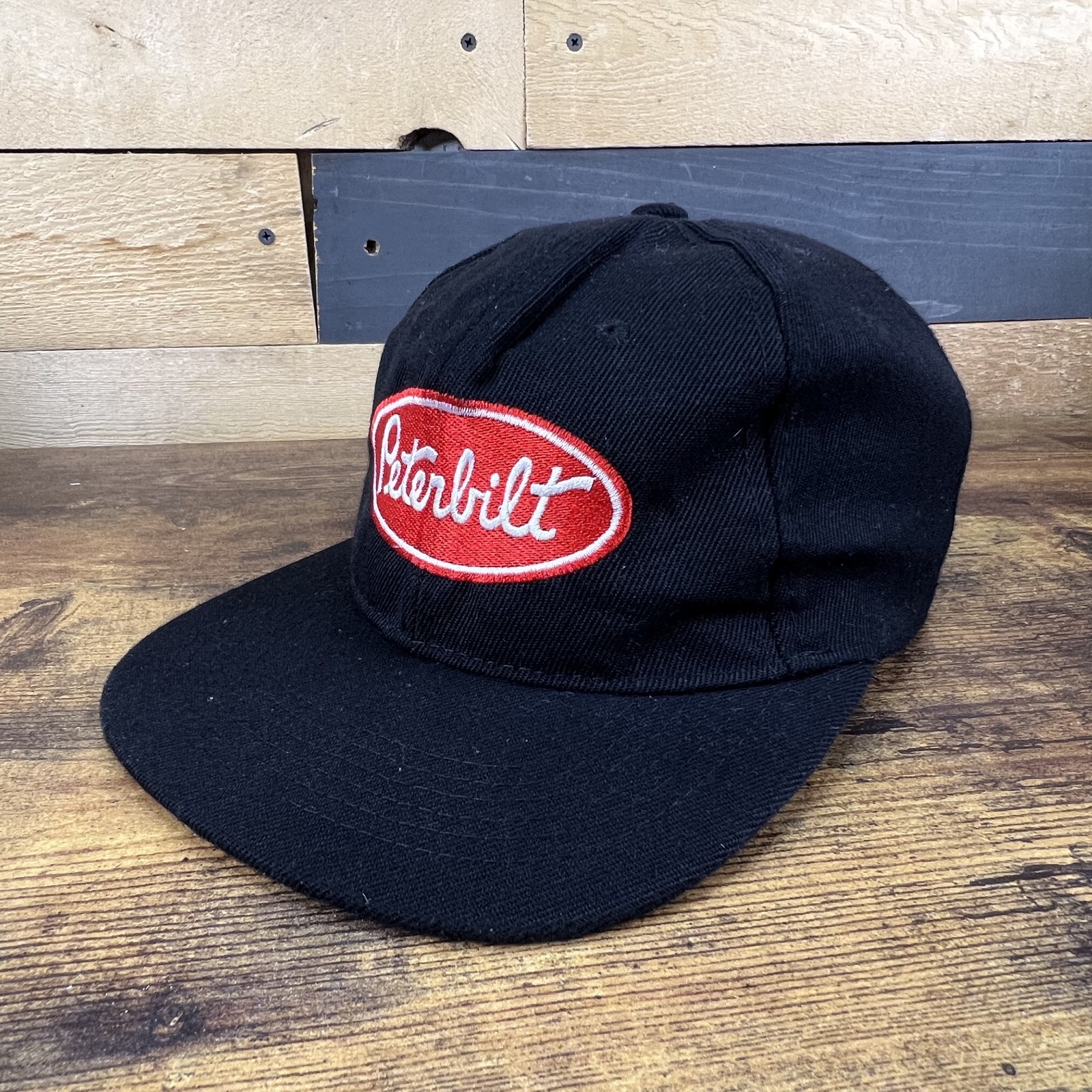 Peterbilt Embroidered Logo Patch Canvas Snapback … - image 1