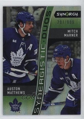 2023 Synergy Synergistic Duos Star-Star /999 Auston Matthews Mitch Marner 1dd3