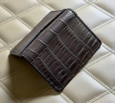 Louis Vuitton Exotic Alligator Pocket Organizer Mens Wallet in Golden Bronze