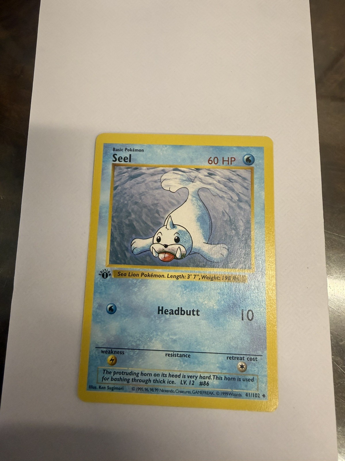 Seel 041/102 Base Set (Shadowless) Regular