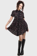 KILLSTAR The Gremlins Are Coming Shirt Dress In Black