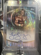 Topps WWE Lex Luger Legends Autographs Insert Hard Signed Trading Card