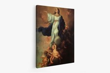 Impresión de cuadro de arte de pared en lienzo Bartolomé Murillo/Asunción de la Virgen María