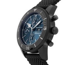 Breitling Superocean Heritage Chronograph Black Steel Blue Dial M13313101C1S1 2