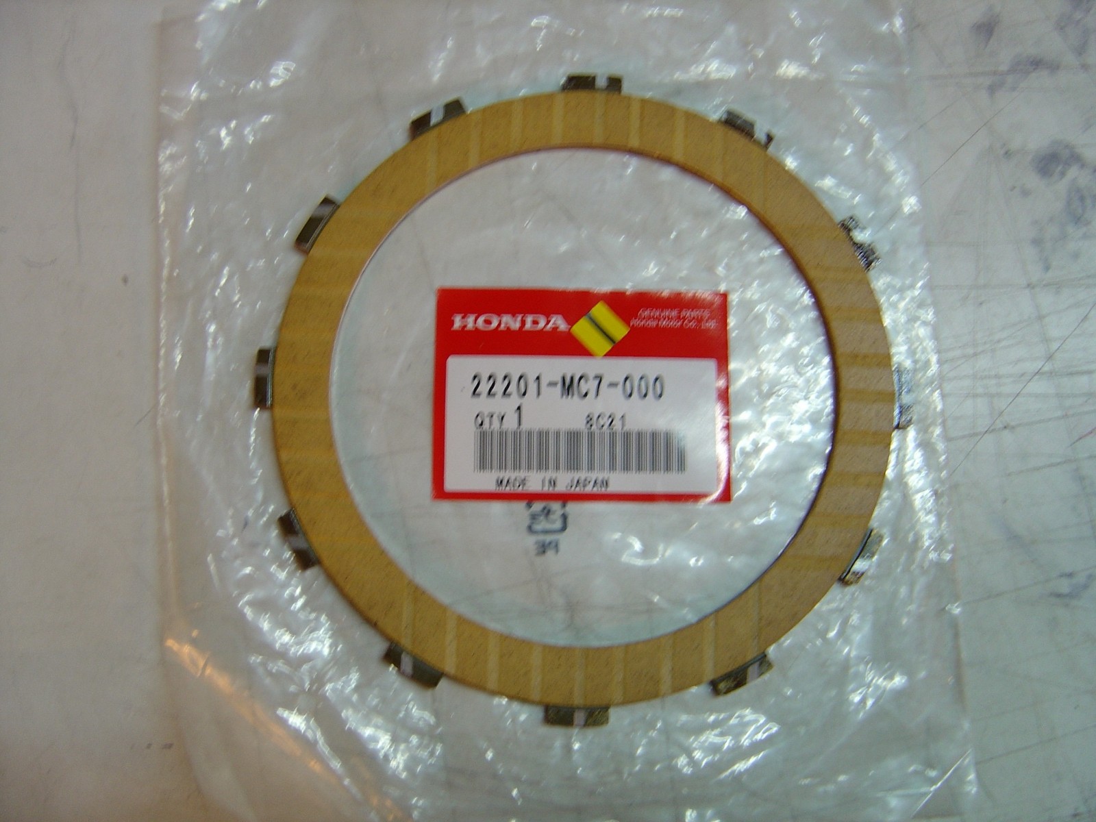Disque d'embrayage HONDA CX500Turbo garni d'origine en alliage organique de haute précision mécanique