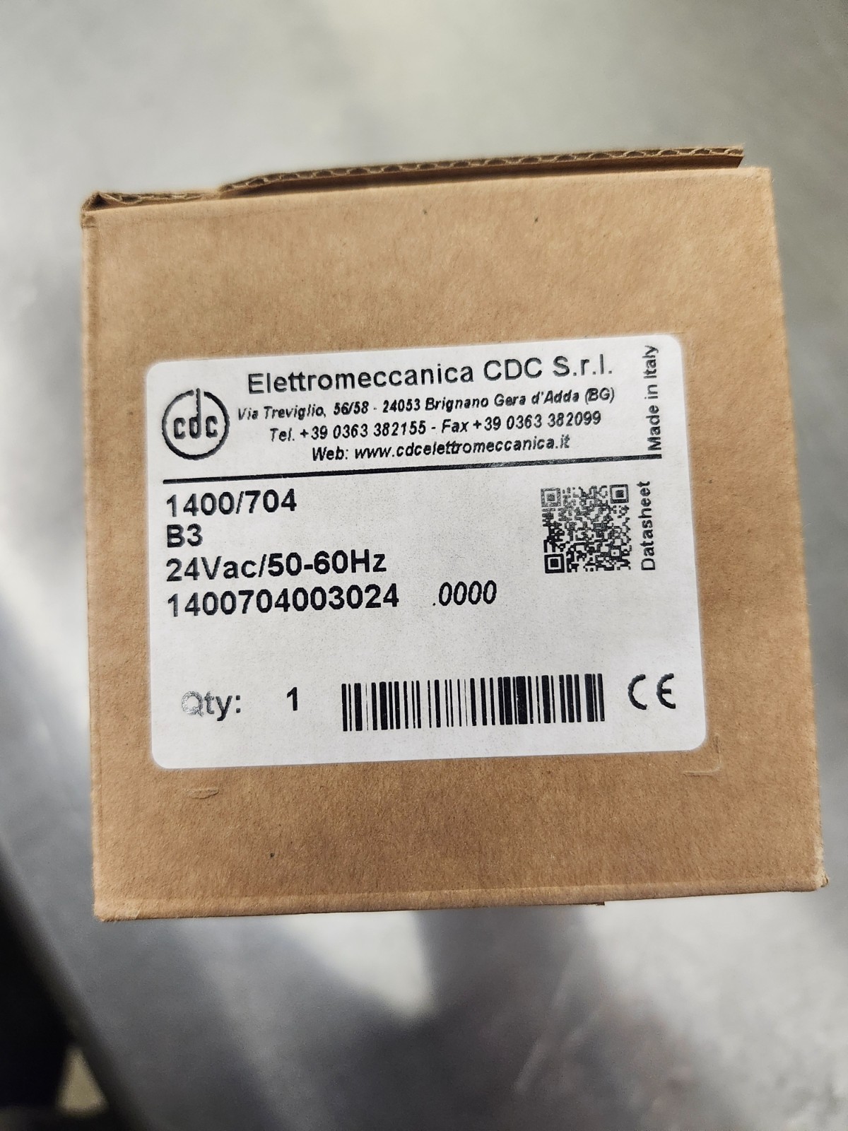 CDC Multicron 72 1400 Sch 704 B.3 24Vac/60Hz Electromechanical Timer 0-30