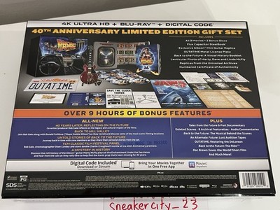 Back to the Future 40th Anniversary 4K Trilogy Amazon Steelbook