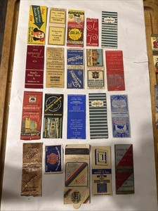 Vintage Lot Of 20 Matchbooks No Matches