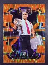 2024 Panini Select WWE #91 IRS Orange Flash Prizm