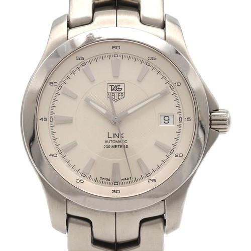 TAG Heuer Link WJF2111.BA0570 SS Automatic Used 39mm Silver Dial