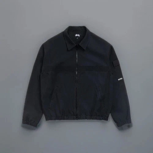 Stussy Mechanic Jacket - Small - Black - Style - 115936 - New With Tags image 1