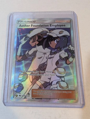 2019 Pokemon Hidden Fates - Aether Foundation Employee #SV81
